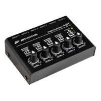 JB Systems NANOMIX-4BT 4-kanaals mixer / audio-interface / bluetooth-ontvanger - thumbnail