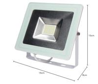 Bouwlamp EDM 70375 Wit F 50 W 3500 lm (6400 K) - thumbnail