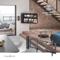 Nedis Gemotoriseerde TV-Muurbeugel | 32 - 75 " | Maximaal schermgewicht: 50 kg | Draaibaar | Minimale muurafstand: 56 mm | Afstandbestuurbaar | ABS / - thumbnail