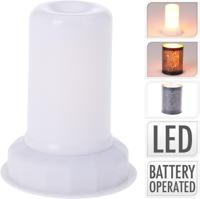 LED Kaarslamp met Vlameffect 9cm + Timer - thumbnail