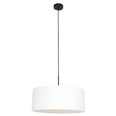 Steinhauer Hanglamp Sparkled light 8154 zwart witte kap
