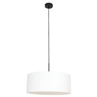 Steinhauer Hanglamp Sparkled light 8154 zwart witte kap - thumbnail
