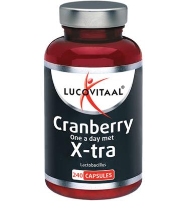 Lucovitaal Cranberry met X-tra Lactobacillus Capsules - thumbnail