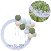 Ginger Ray fotobooth frame hey baby 68 cm | 10 stuks - thumbnail