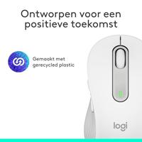 Logitech Signature M650 L Muis Radiografisch, Bluetooth Maat: L Optisch Wit 5 Toetsen 4000 dpi - thumbnail