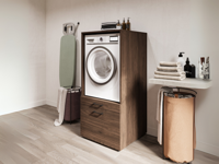 Kast WASHING 1 machine MEDIUM walnoot - thumbnail