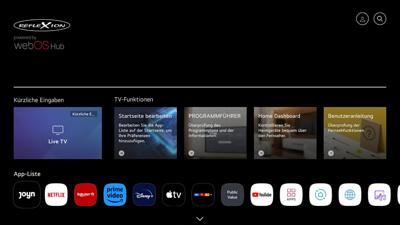 REFLEXION LDDX24i+ Smart LED-TV met Triple Tuner DVB-S2, DVB-C, DVB-T2 HD Tuner, DVD-speler, 12/230V werking