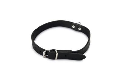Lederen honden halsband zwart - 57 cm x 20 mm Lederen honden halsband zwart - 57 cm x 20 mm