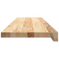 Traptreden 2 st 90x25x2 cm onbehandeld massief eikenhout - thumbnail