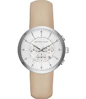 Horlogeband Michael Kors MK2564 Leder Beige 20mm - thumbnail
