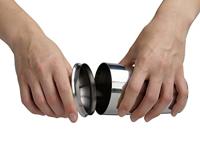 Cocktailshakerset van roestvrij staal 400 ml en alcoholdispenser van 2 en 4 cl - FACKELMANN - Bar Concept - thumbnail