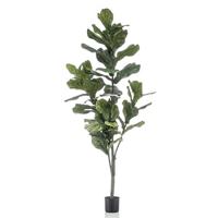 Emerald kunstplant vioolbladplant 160 cm - thumbnail