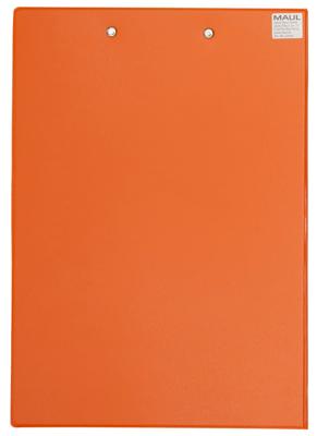 Klembordmap maul a4 staand penlus pvc neon oranje | 12 stuks
