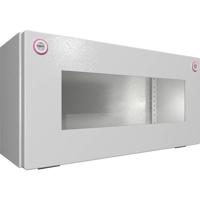 Rittal KX 1610.000 Installatiebehuizing, Wandbehuizing 400 x 155 x 200 Plaatstaal Grijs-wit (RAL 7035) 1 stuk(s) - thumbnail