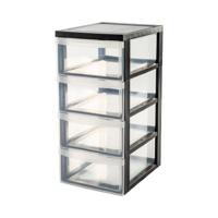 Iris ladekast 4x11l 39x29x61.6cm met wieltjes - thumbnail