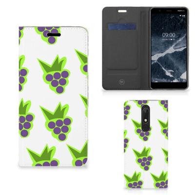 Nokia 5.1 (2018) | Flip Style Cover | Druiven