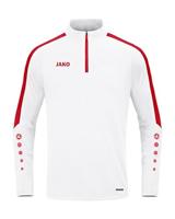 JAKO 8623 Ziptop Power - Wit/Rood - 3XL - thumbnail