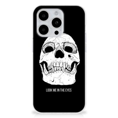 Silicone Back Case iPhone 15 Pro Skull Eyes Silicone Back Case iPhone 15 Pro Skull Eyes