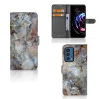 Motorola Edge 20 Pro | Bookcase | Marmer Grijs - thumbnail