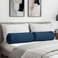 Bolster Kussens 2 pcs Blauw 25 x 70 cm Stof - thumbnail