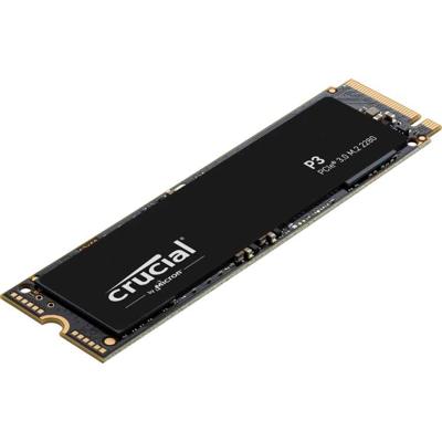 Crucial CT1000P3SSD8 P3 NVME SSD, 1 TB, M.2, PCIe 3.0, 3D NAND, 3500/ 3000 MB/s, Black Crucial CT1000P3SSD8 P3 NVME SSD, 1 TB, M.2, PCIe 3.0, 3D NAND, 3500/ 3000 MB/s, Black