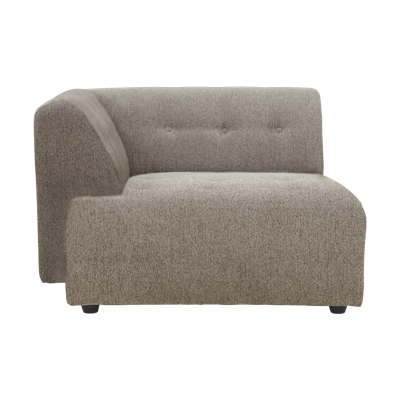 HKliving Vint bank left divan Sneak Beige