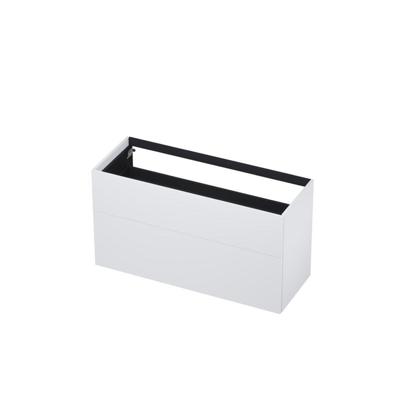 INK - Onderkast 2 Laden Push To Open 65cm Gelakt - 1200x450x650 Mm - Mat Wit