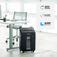 Papierversnipperaar Microsnippers Fellowes AutoMax100M Zwart - thumbnail