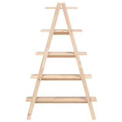 Opbergek 5-laags A-vorm 110x40x180,5 cm massief grenenhout Opbergek 5-laags A-vorm 110x40x180,5 cm massief grenenhout