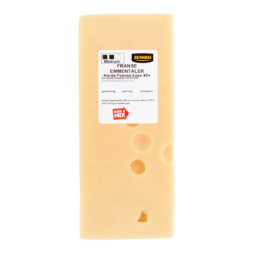 Jumbo Emmentaler Kaas 45+ ca 120g