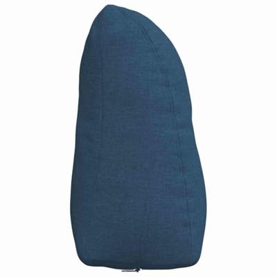 VidaXL Rugkussen blauw 45 x 24 x 50 cm stof