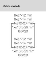 Hensel 6100225 KV 1518 Kleine verdeelkast Opbouw (op muur) Aantal groepen: 18 Aantal rijen: 1 Inhoud: 1 stuk(s) - thumbnail