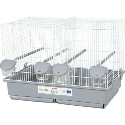Zolux Primo Cati Vogelkweekkooi - Voor Mandarijnkanaries - 57 x 34,5 x 41 cm - Wit en Grijs Zolux Primo Cati Vogelkweekkooi - Voor Mandarijnkanaries - 57 x 34,5 x 41 cm - Wit en Grijs