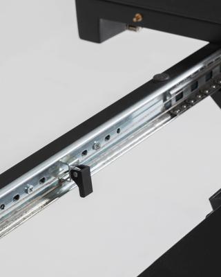 Kave Home Uitschuifbare Ronde Eettafel 'Vashti' 120-160 x 120cm, kleur Zwart Marmer Kave Home Uitschuifbare Ronde Eettafel 'Vashti' 120-160 x 120cm, kleur Zwart Marmer