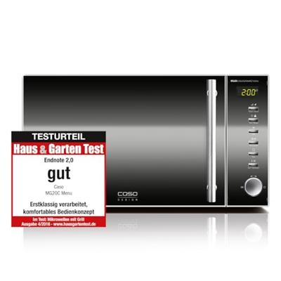 CASO MG20 Ceramic menu 2 in 1 Magnetron RVS, Zwart 800 W Timerfunctie CASO MG20 Ceramic menu 2 in 1 Magnetron RVS, Zwart 800 W Timerfunctie