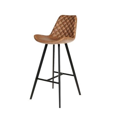 Barkruk Anthony Cognac - Set van 2 Barkruk Anthony Cognac - Set van 2