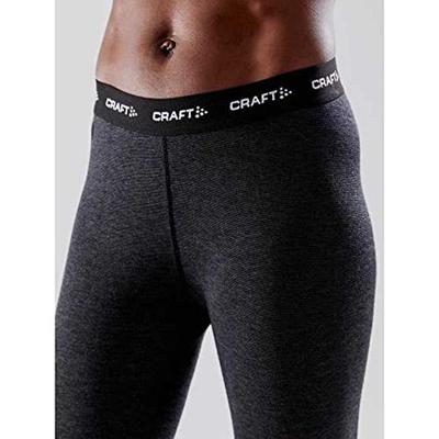 Craft Core Wool Merino Thermobroek Dames Black Melange S