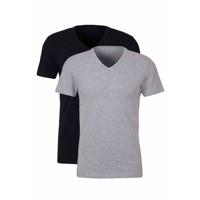 whkmp's own T-shirt (set van 2) zwart/grijs - thumbnail