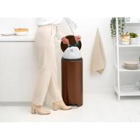Brabantia pedaalemmer NewIcon 30 liter warm bronze - thumbnail