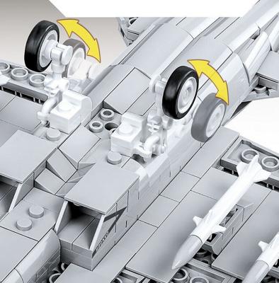 Cobi Bouwset Vliegtuig Super Fornet Zilver 555-delig (5804)