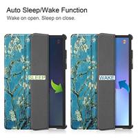 Lunso - Lenovo Tab P11 Pro Gen 2 (2e generatie) - Tri-Fold Bookcase hoes - Van Gogh Amandelbloesem - thumbnail