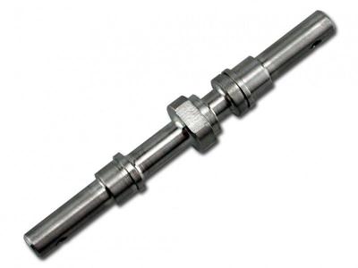 Titanium gear shaft 6x12x78mm