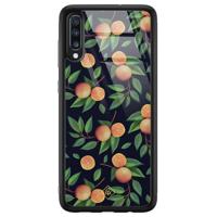 Samsung Galaxy A50 glazen hardcase - Orange lemonade - thumbnail