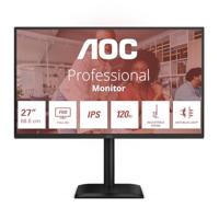 AOC 27E4U 24 inch FHD-monitor, 120Hz, IPS, 1ms MPRT, adaptieve synchronisatie, HDR-modus, hoogteverstelling (1920x1080, HDMI 1x 1.4, DP 1x 1.2, USB-hub) zwart - thumbnail