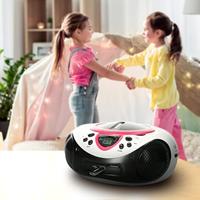 Lenco scd38 draagbare cd/usb speler roze - thumbnail