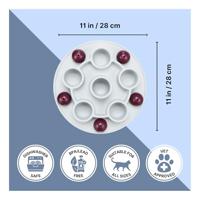TRIXIE CAT ACTIVITY PENTAGON WIT / BORDEAUX 28X28 CM - thumbnail