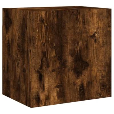 Tv-wandmeubels 2 st 40,5x30x40 cm bewerkt hout gerookt eiken Tv-wandmeubels 2 st 40,5x30x40 cm bewerkt hout gerookt eiken