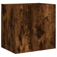 Tv-wandmeubels 2 st 40,5x30x40 cm bewerkt hout gerookt eiken - thumbnail