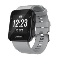 Siliconen sport polsband voor Garmin Foreruuner 35 (grijs) - thumbnail