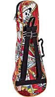 Ortega Keiki KUB-EM-CC El Muerto gigbag voor concert ukelele - thumbnail
